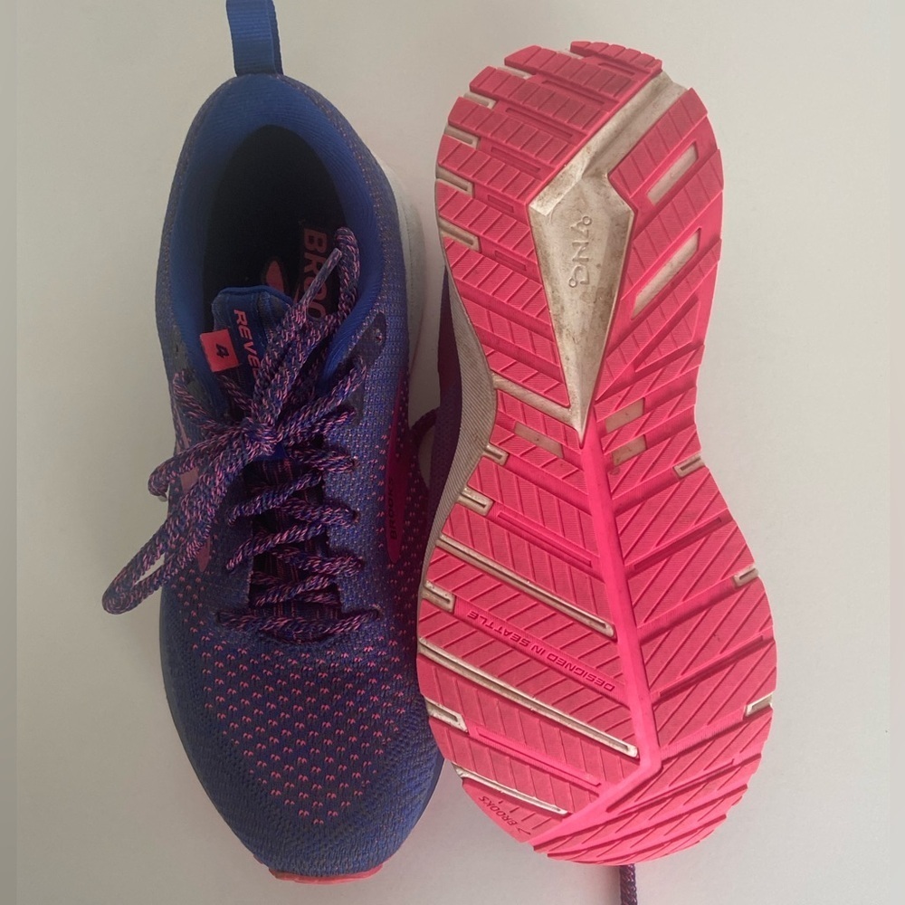 Brooks Revel Women's Running Shoes Size 8 B Blue Pink‎ Lightweight 1203371B475 - Picture 10 of 10